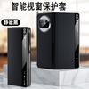 Applicable To Huawei Matex5 Mobile Phone Case New Flip Folding Plain Leather mateX3 Window Leather Case Anti-drop All-inclusive Case