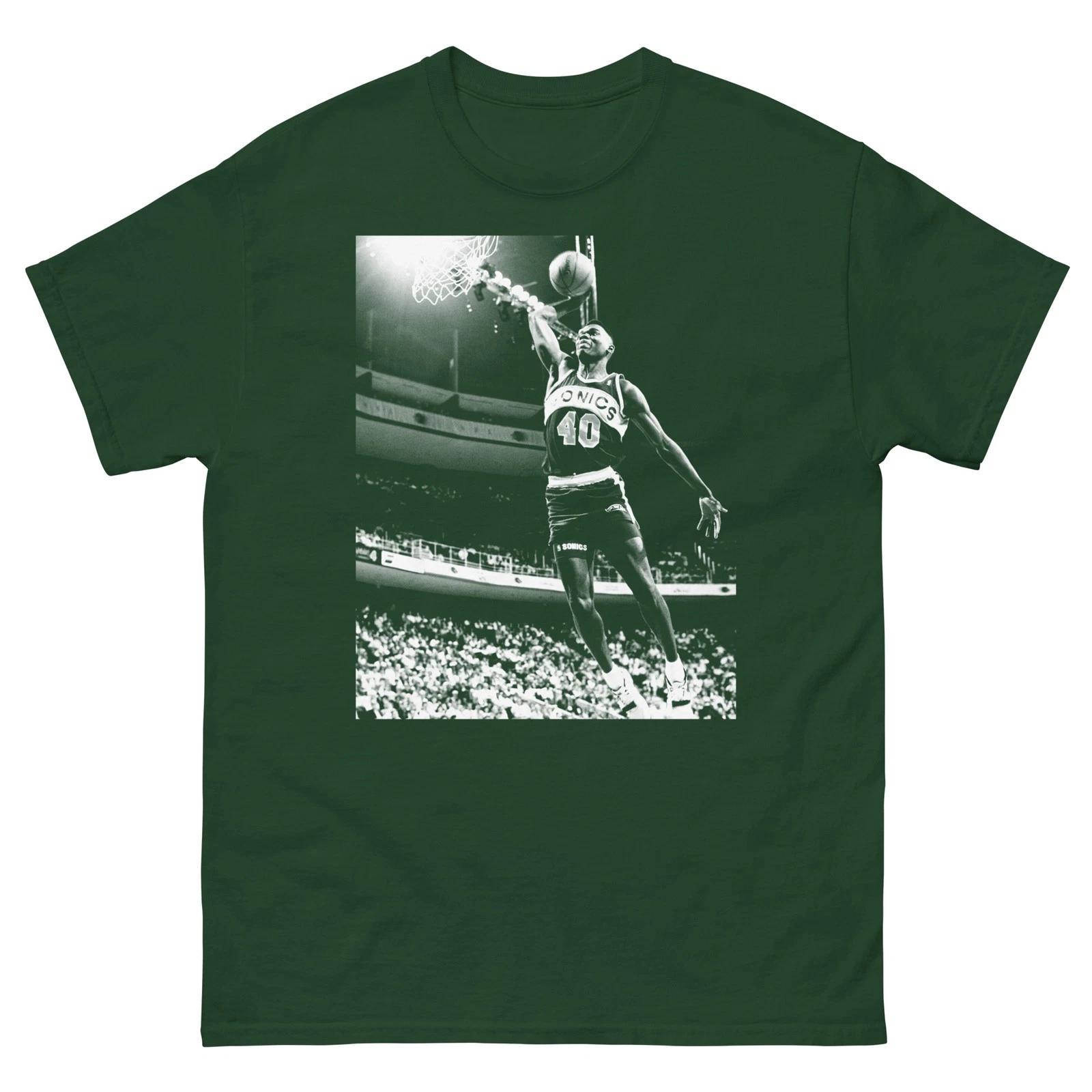 

Shawn Kemp Basketball Graphic T Shirt Unisex classic tee S