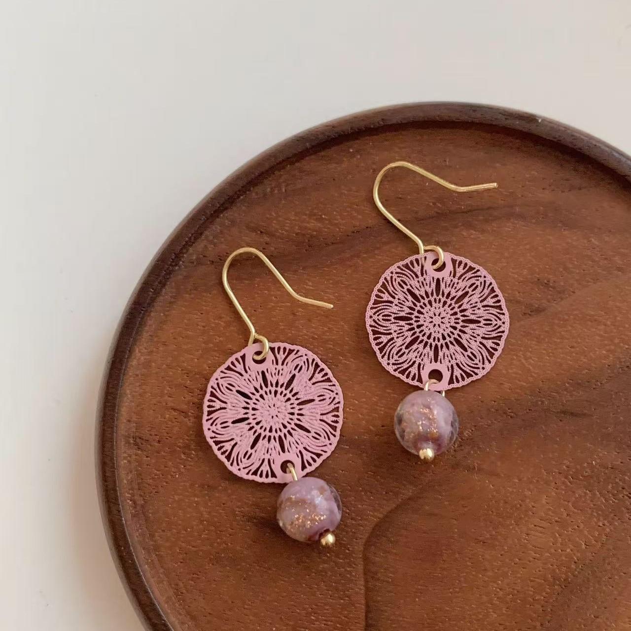 

Модные серьги-подвески для женщин розовый