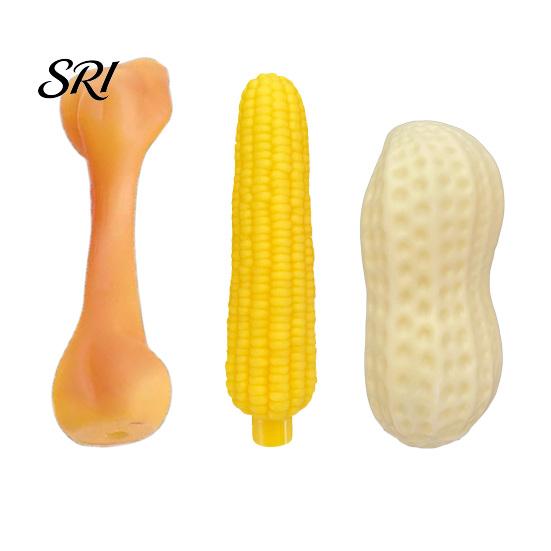 Odorless Dog Toy with Sound Safe Non-Toxic Vinyl Chew Noise Making Bite-Resistant Interactive Boredom Relief Teeth Cleaning