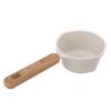 Multifunctional Milk Warmer Pot White Cooking Pot Butter Melting Pot Non-stick Pan  Restaurant