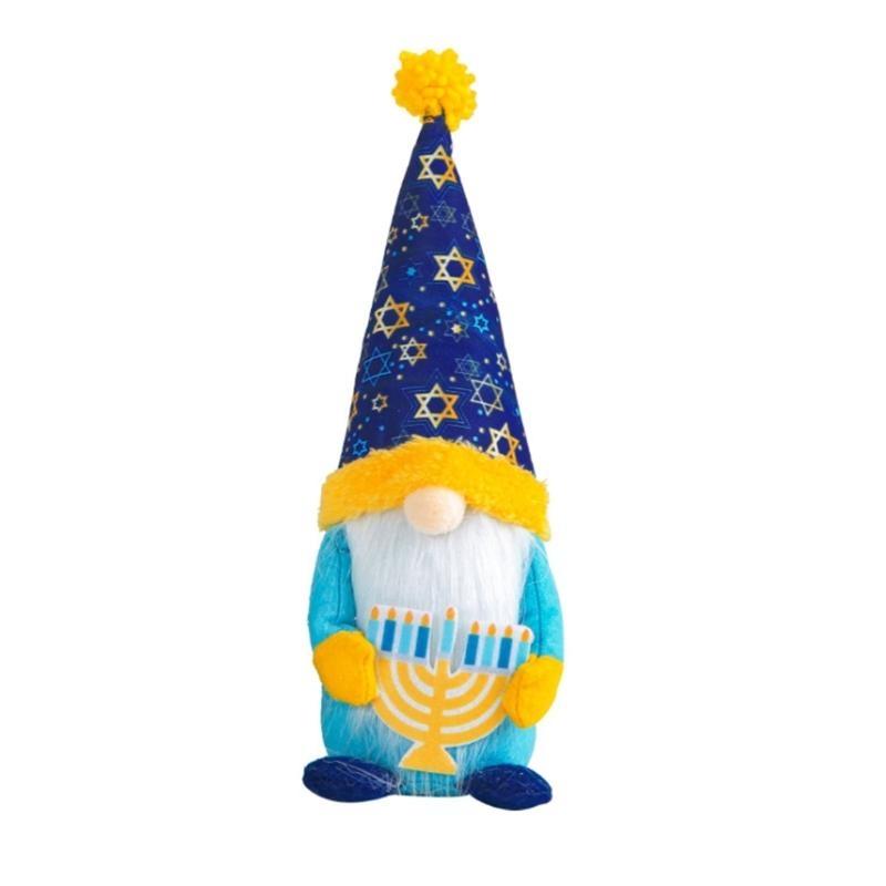 Hanukkah Gnomes Holding Chanukah Swedish Tomtes Hanukkah Decor