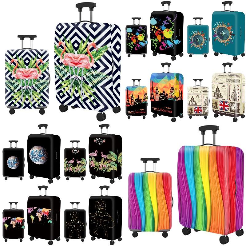 High Elasticity Thickened Dustproof Luggage Protector For Suitcases Protect Your Luggage In Style!
