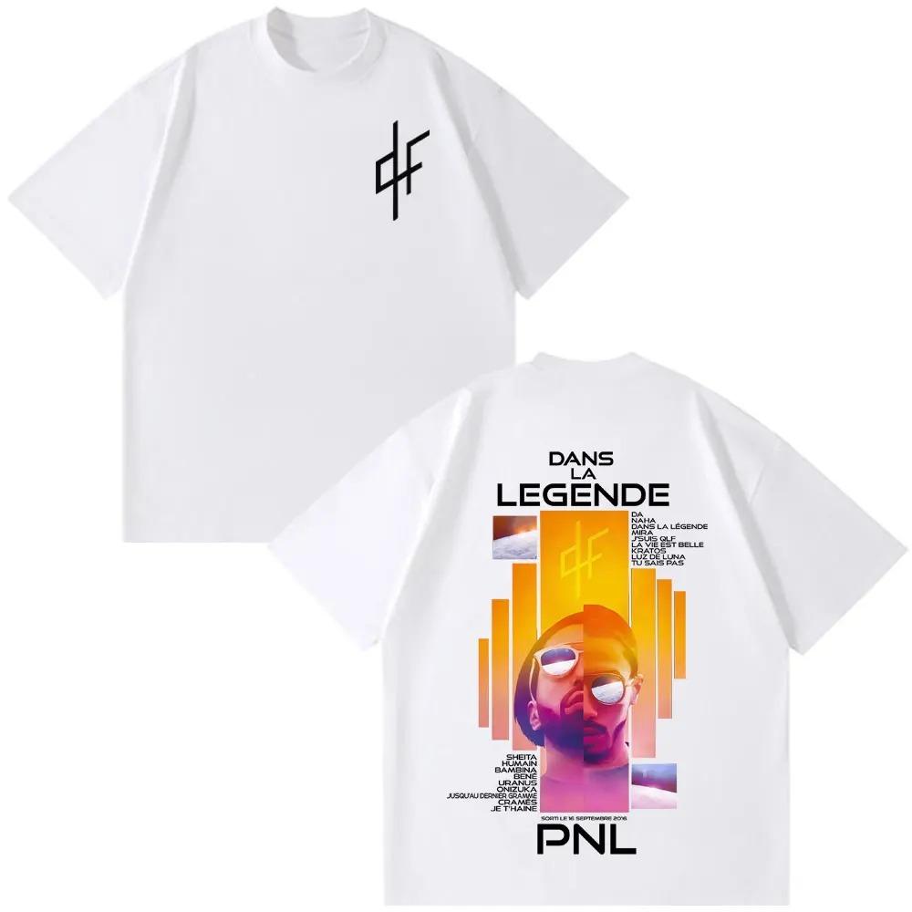 Französischer Rapper PNL Le Monde Chico Album Grafik T-Shirt Unisex Hip Hop Locker Hohe Qualität Lässig Damen und Unisex T-Shirt