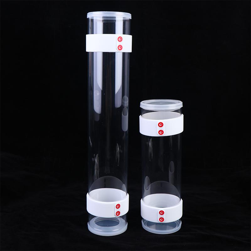 Magnetic Transparent Shuttlecocks Storage Tube Adjustable Shoulder Strap Weather Resistant Suitable for All Season Badminton Outdoor Games