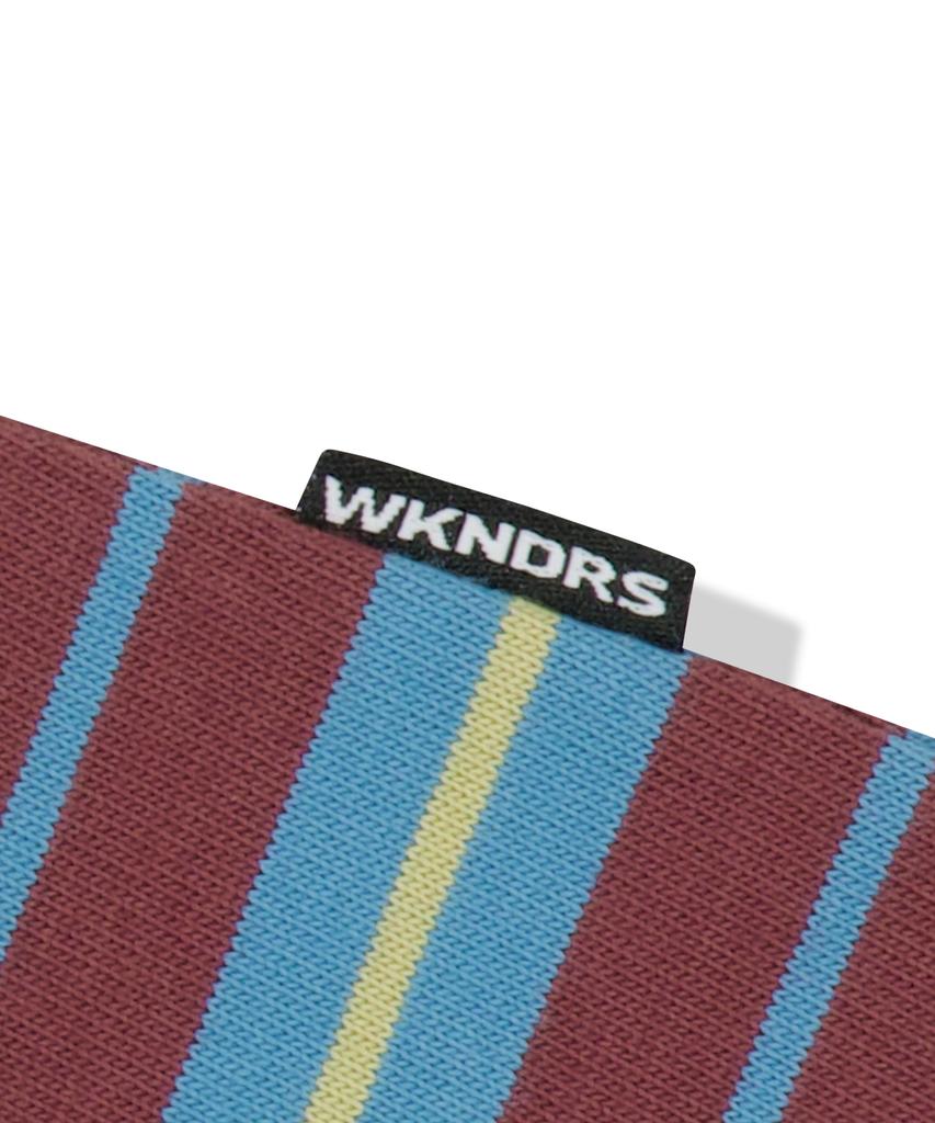 WKNDRS Multi Stripe Ls T-Shirt (Burgundy)