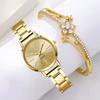 Mom's Birthday Gift Box Trendy Fashion Girls Watch Bracelet Set Ins Waterproof Non-Fading Jewelry