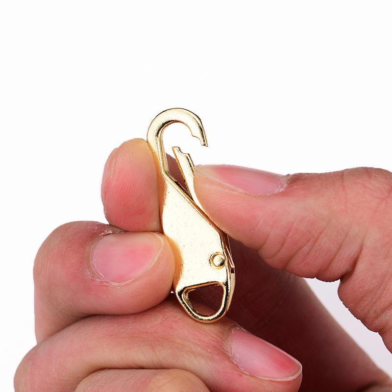 Tool-Free Removable Alloy Zipper Pull Tab for Bags, Backpacks, Jackets, and Clothes