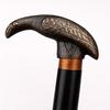 Style Walking Stick with Rosewood Wooden Cane and Raven Bird Brass Handle