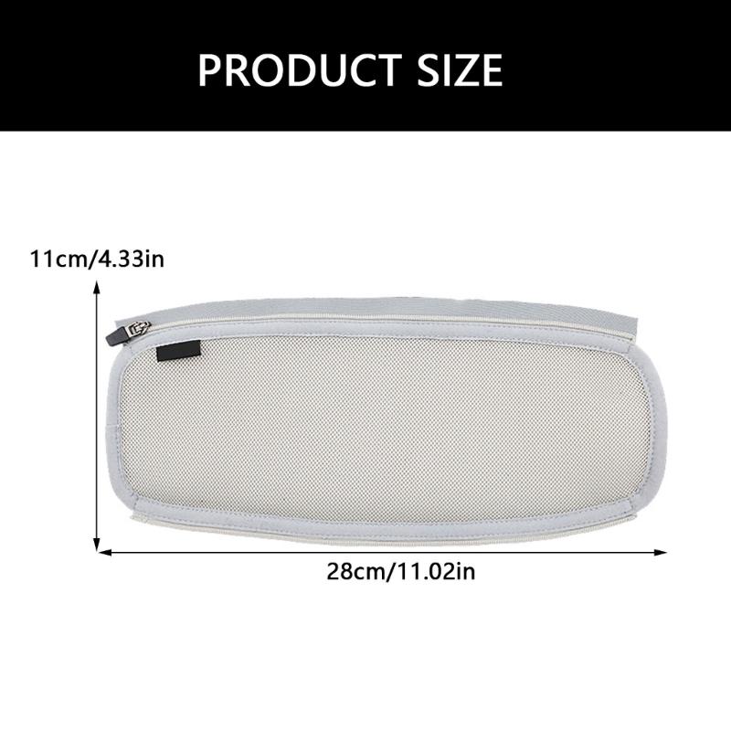 Atmungsaktives Mesh-Gewebe Headset Stirnband Schutzpolster Kopfbügelhülle für MDR-Z7M2 Over-Ear-Kopfhörer