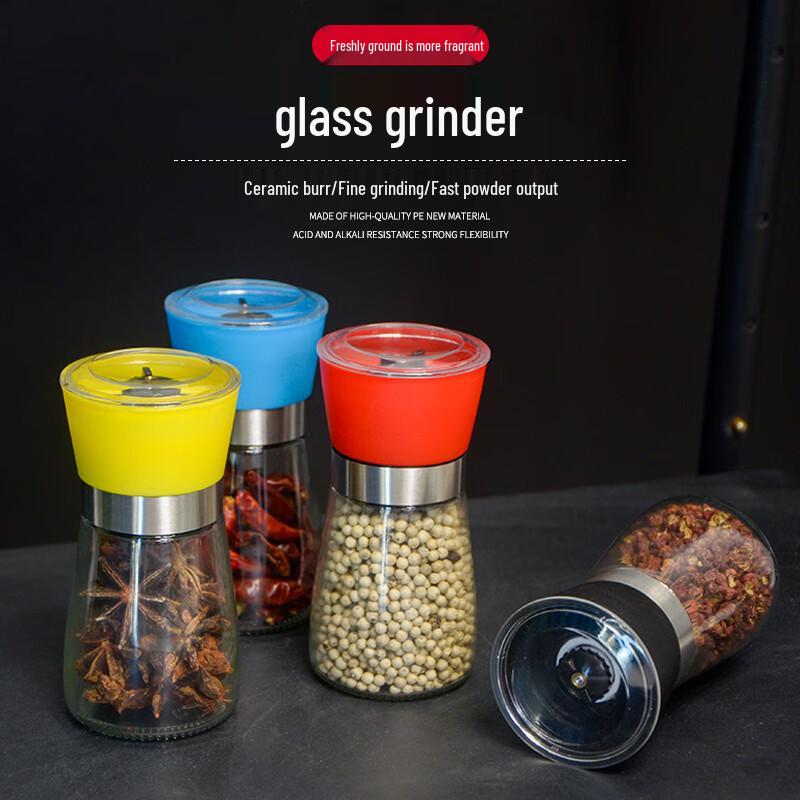 Zhaoran Manual Glass Pepper Grinder