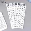 Universal Russian Keyboard Layout Stickers Waterproof Durable PVC Keyboard Decals Fit Laptop Desktop Computer Key Button Labels