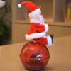 Christmas Santa Claus Doll LED Disco Ball Strobe Toy For Kids - Fun And Festive Christmas Display Ornament Decoration