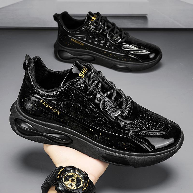 Fashion Luxury New Men's Casual Versatile Soft Sole Elevated Sports Shoes Breathable Anti Slip Wear Resistant Comfortable Running Shoes