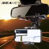 Rotatable Car Phone Holder Multifunction Rearview Mirror Mobile Phone Bracket GPS Support for Car Accessories