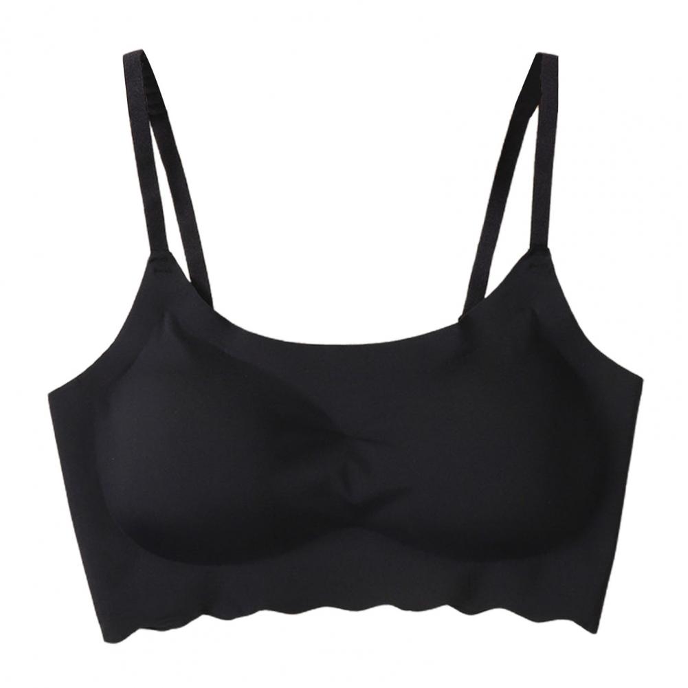 Daily Bra Seamless Adjustable Strap Women's Yoga Bra with Maximum Comfort Shockproof Push-up Support for Daily Wear Wide Strap