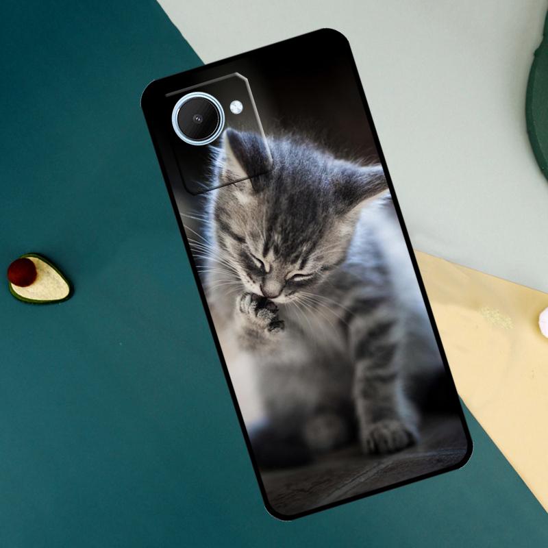 Kitted Cats Cute For Realme C55 C71 C75 C67 C63 C51 C61 C53 C35 C65 11 12 13 14 15 Pro Plus GT6 GT7 Pro Case