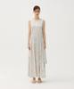 Meuameu Maxi Doodle Pleated Dress