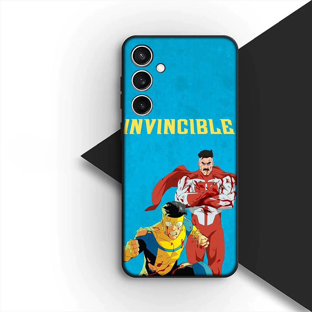 Omnis I-Invincibles Man Silicone Cover for Samsung Galaxy S25 S24 S23 FE Ultra Plus S7 Edge S25+ S24+ A56 5G + Coque Phone Case