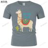 Cute No Prob Llama T Shirt Women Funny Cartoon Alpacas Animal Print Tshirt Summer Top Female Tshirt Girls Graphic Streetwear