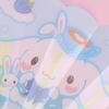 Cute Cartoon Anime Sanrio Kuromi My Melody Cinnamoroll Seven Fold Fan Portable Summer Folding Fan Gifts For Children Students