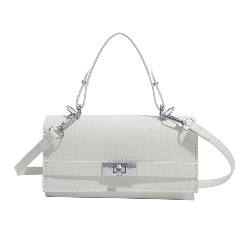 Luxury Crocodile Pattern Crossbody Bag - Chic Underarm Handbag for Women