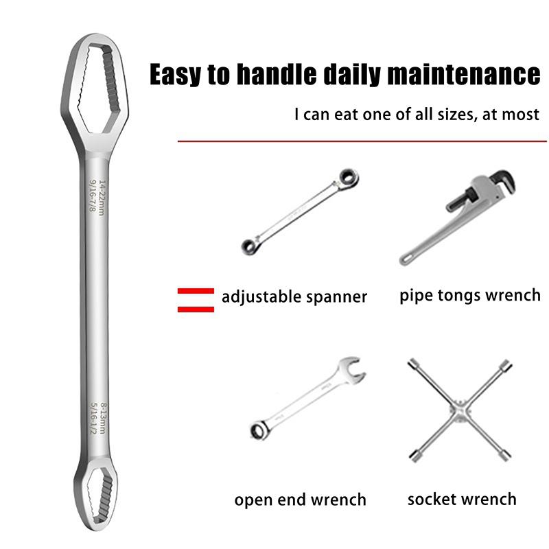 Klucz uniwersalny Torx 8-22 mm dwugłowicowy samozaciskowy regulowany klucz okularowy klucz Torx do płyt narzędzia ręczne do napraw