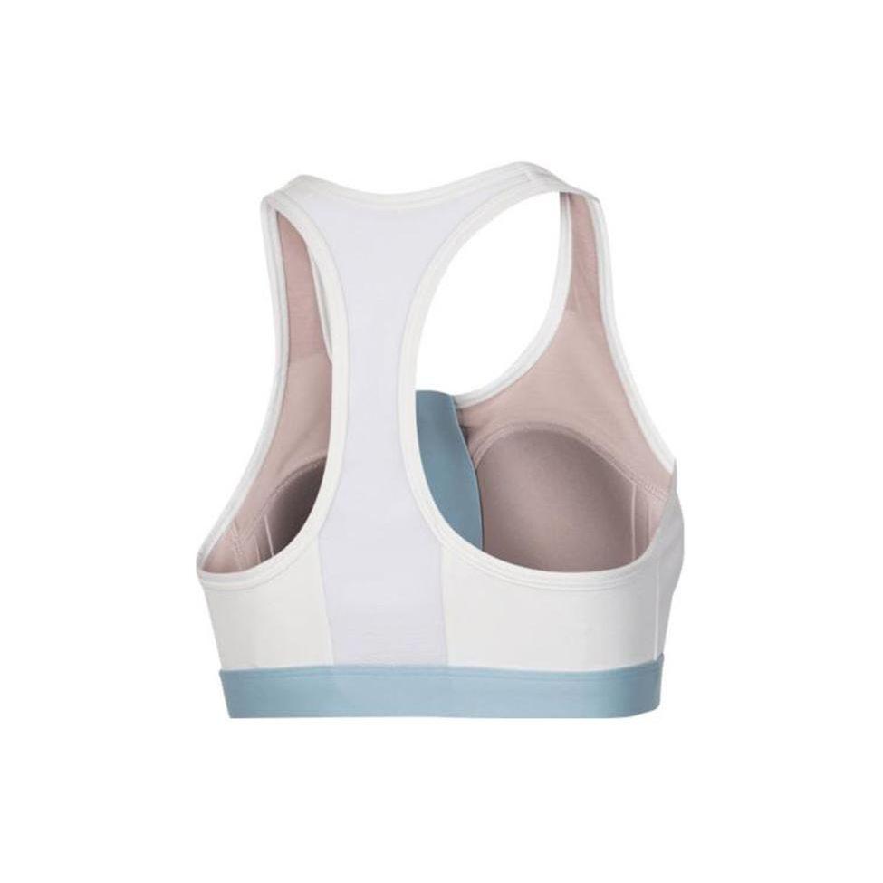 Nike Colorblock Zip Training Sports Bra Women Underwear Sail HF6595-134