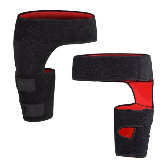 Hip Brace Thigh Support with Adjustable Fastener Tape Breathable Non-Slip Design Universal Size