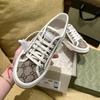 7 Platform Canvas Shoes Couple 2 New Retro Embroidered Casual Shoes Old Flower Letter Printing Thick Baseplate Shoes