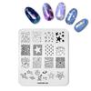 KADS MIN 009 Starry sky nail art stamp template Star Moon design Manicure Nail Stamping Plates nail art stamp