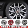 4Pcs Car Wheel Hub Center Cap Metal Emblem Stickers For Honda Civic Accord Fit City Vezel CRV Odyssey Pilot Jazz Prelude Insight