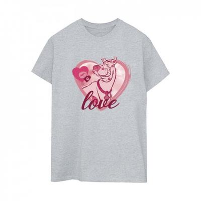 Womens/Ladies Love Kisses Boyfriend T-Shirt