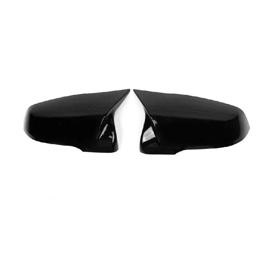 ABS Glossy Black Carbon Look Mirror Cover For BMW X1 F48 X2 F39 F46 F45 F49 F52 G29  rearview 2014 2015 2016 2017 2018