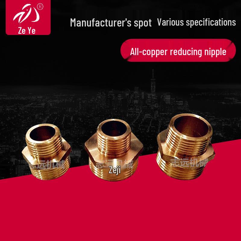 Copper Adapter Fittings for 1/2" to 1" Water Pipe