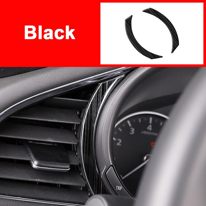 Oțel inoxidabil Afișaj pentru bordul instrumentului mașinii Autocolant de acoperire pentru cadru pentru accesorii Mazda 3 Axela