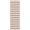 VidaXL Store Zèbre Marron Sable Largeur Du Tissu 85,9 Cm Polyester, Store À Enrouleur Zébré, Store Zébré Pour Fenêtre, Store 4014597