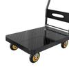 Steel Foldable Push Cart Dolly Platform Truck for Restaurants, Home