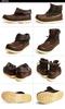 LIBERTO EDWIN Work and Cold Size Men's 2-Way Boots, Rain/Trekking Shoes, Fold-Up, Waterproof, Weather, 27cm, D/Brown