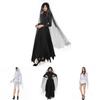 Spaventoso Costume da Sposa Fantasma per Halloween con Stupendo Velo Ideale per Eventi Cosplay