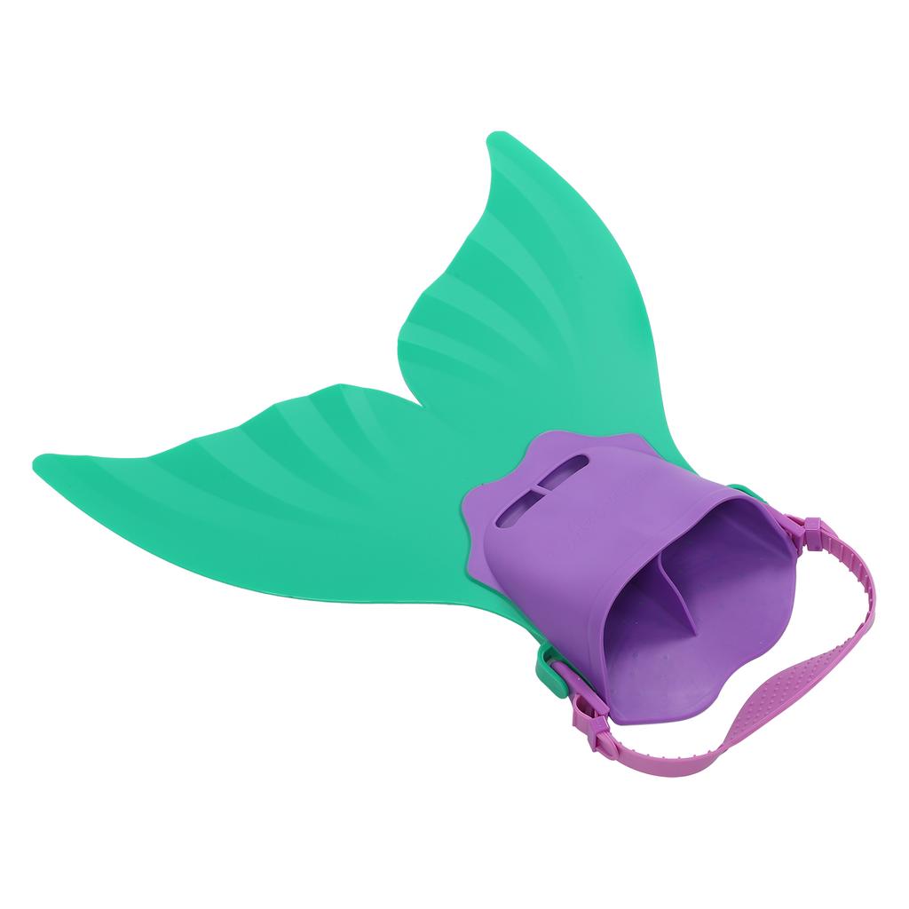 Meerjungfrau Schwimmflossen für Kinder Schwimmen Monolithische Schwanzflossen Einteilige Flosse für Kinder