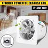 220V 6 Inches Vent Exhaust Fan Air Ventilation Fans Wall Window For Home Toilet Bathroom Kitchen 40W