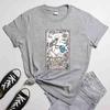 The Gardener Tarot Tshirt Aesthetic Plant Mom Gift Tshirt Gothic Unisex Skeleton Gardening Tee Shirt Top