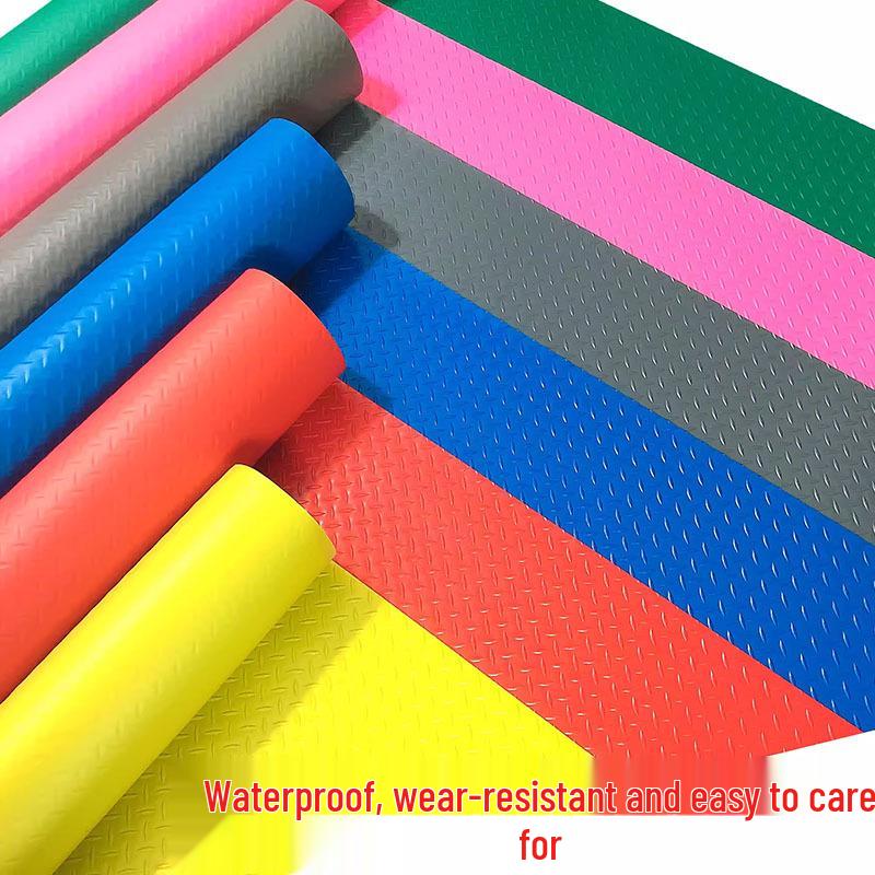 PVC Oxford Non-Slip Mat: Thickened, Wear-Resistant, Waterproof, and Moisture-Proof for Workshops, Warehouses, Corridors, and Restaurants.