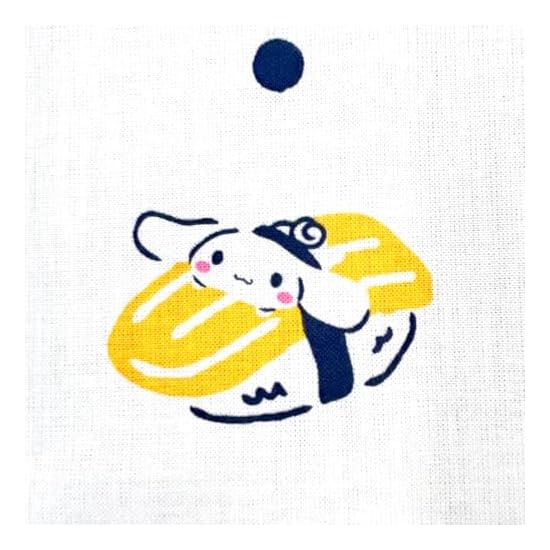 Nomura Towel Sanrio Characters Made In Japan Japanese Pattern Tenugui Sushi Cinnamoroll 34×90cm 100%