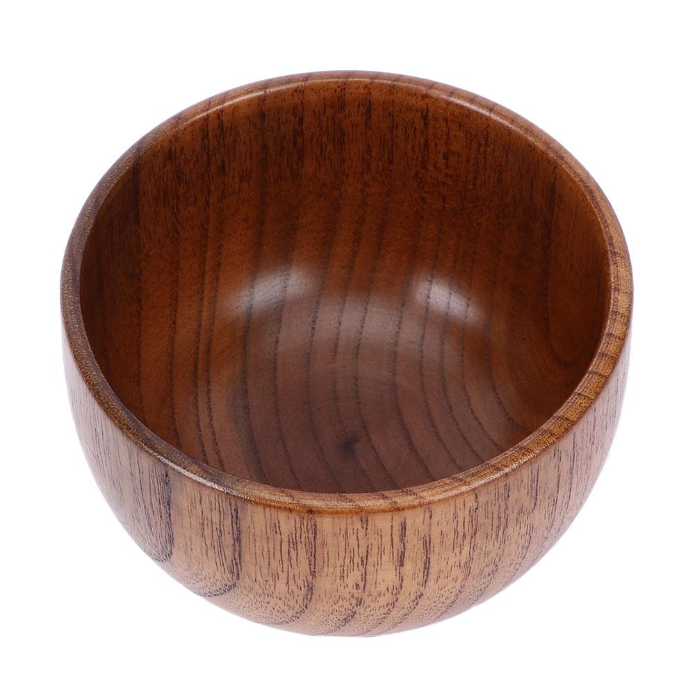 Household Tools Fruit Noodles Salad Bamboo Japanese Style Wooden Bowl Rice Bowls Natural Wood