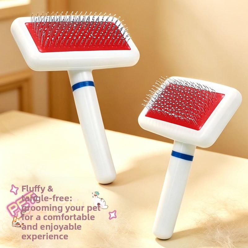 Dog Comb Airbag Needle Comb Pet Comb for Cats Pet Supplies White Handle-style Pet Comb