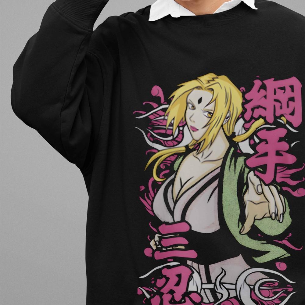 

Naruto Anime Sweatshirt Tsunade Sweater Jiraya Sweat Kakashi Unisex Pullover 4XL