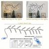 48/72/96 LED Vine Decorative Lights 8 Lighting Mode Bendable Indoor String Lights USB Powered Willow Vine Branch Lights