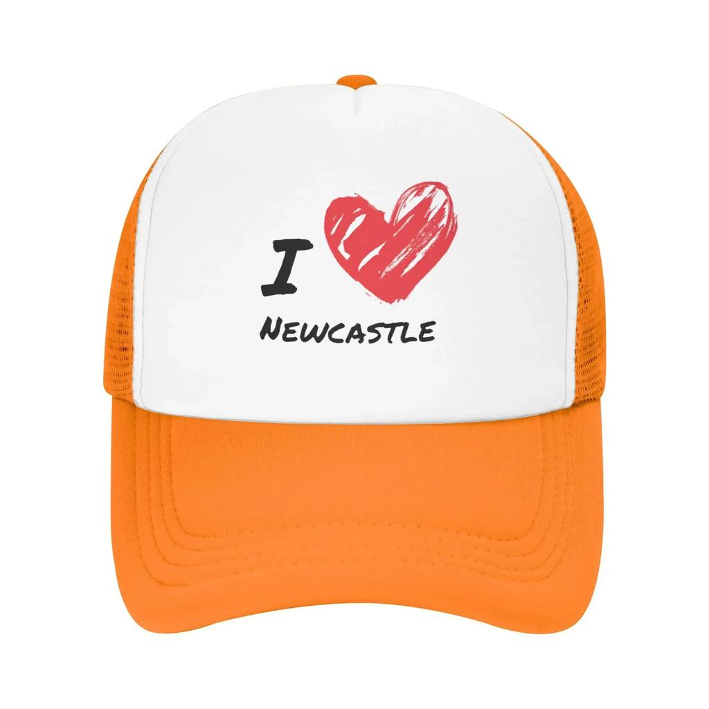 I Love Newcastle Forever Summer Mesh Baseball Caps Men Camping Female Beach Dad Hat Peaked Cap